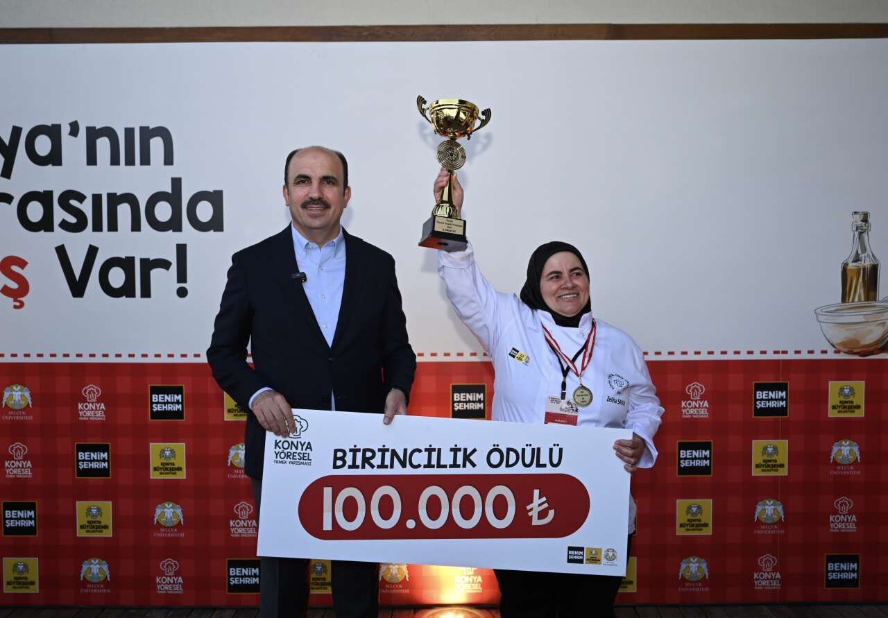 Konya'nın en lezzetli sofraları yarıştı! Şampiyon büyük ödülü kaptı 4